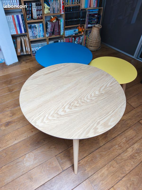 Lot 3 tables gigognes Maisons du Monde (image 1)