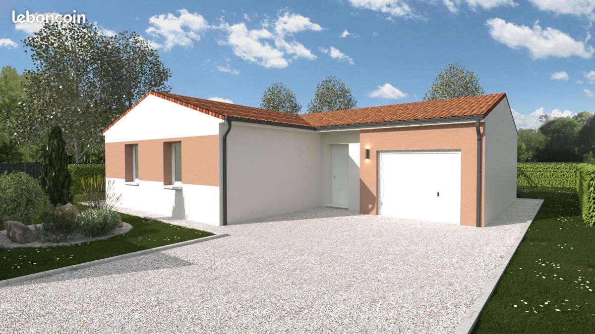 Maison 4 pièces 76 m² · à Saint-Martin-la-Pallu · 76 m² · 159 548 €