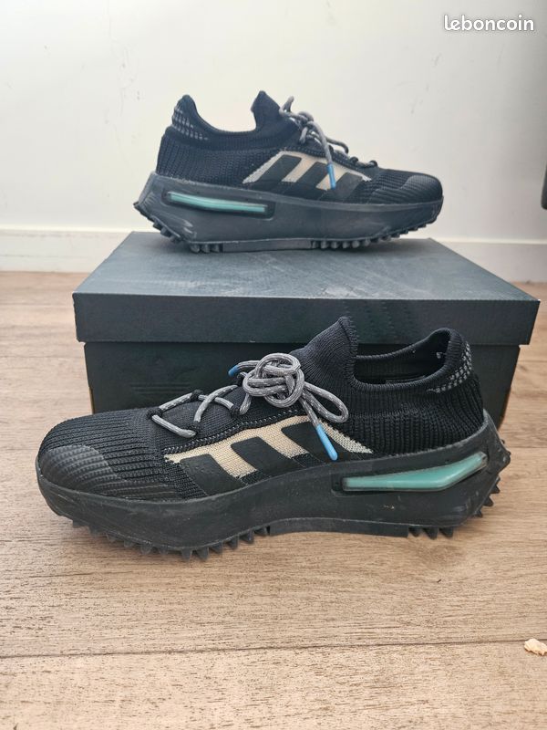 adidas gazelle silver green womens adidas Originals Black NMD_S1 Sneakers main image 0