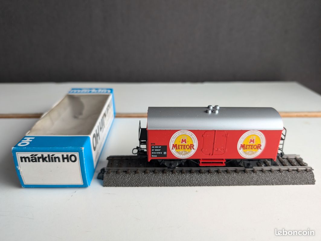 Wagon Märklin SNCF Bière Meteor Rouge - Occasion - Modélisme Ferroviaire