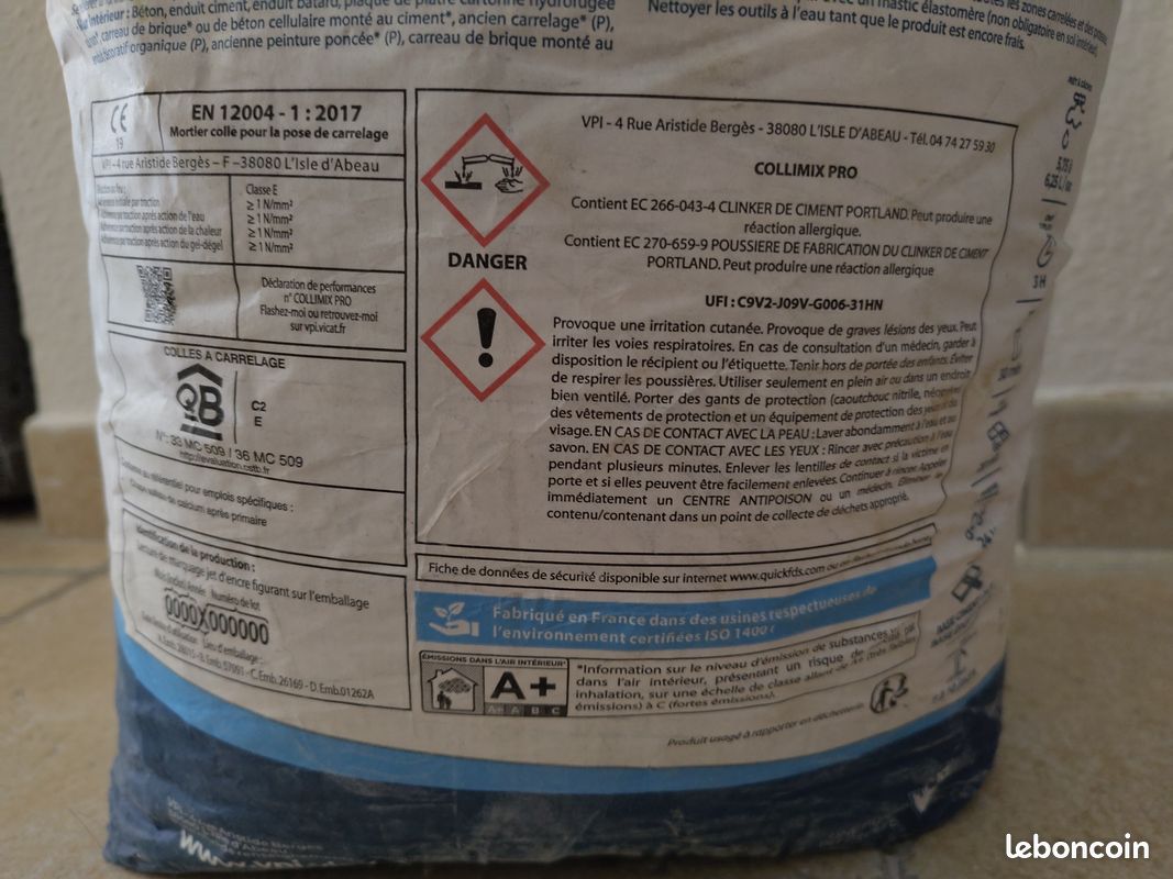 Colle carrelage collimix pro 25kg (image 4)