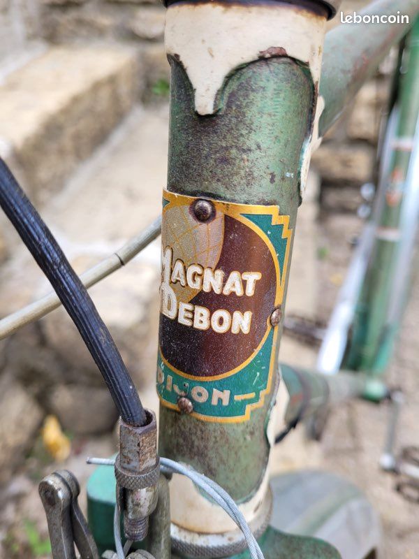 Ancien Cadre Vélo Magnat Debon - Vintage Cycle - Bicycle Rétro Pièce