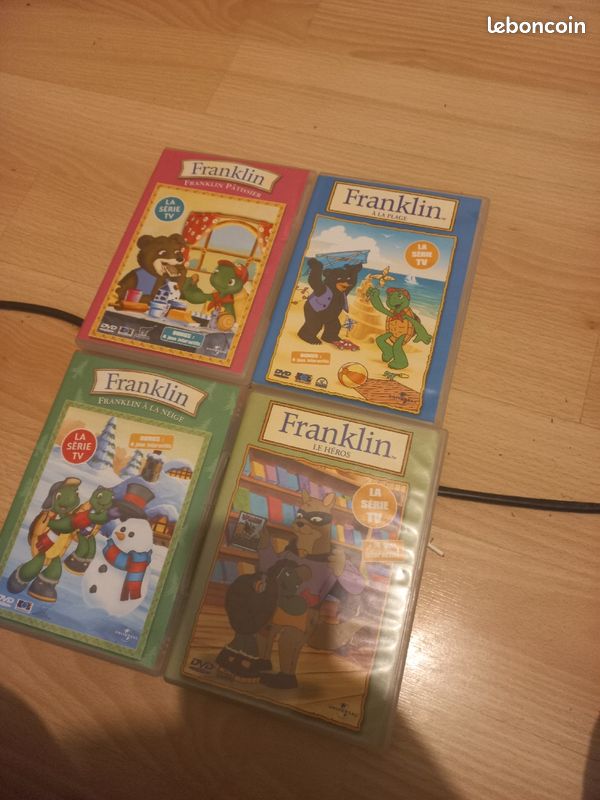 4 dvd Franklin la tortue (image 1)