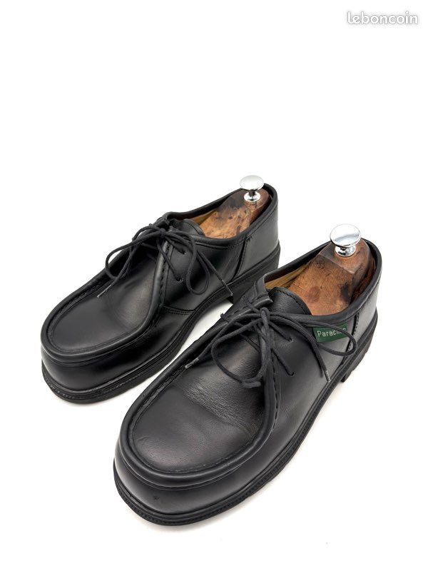 Derbies Bourget Parachoc Femme Cuir Noir 5UK – 38FR 🇫🇷 (image 1)