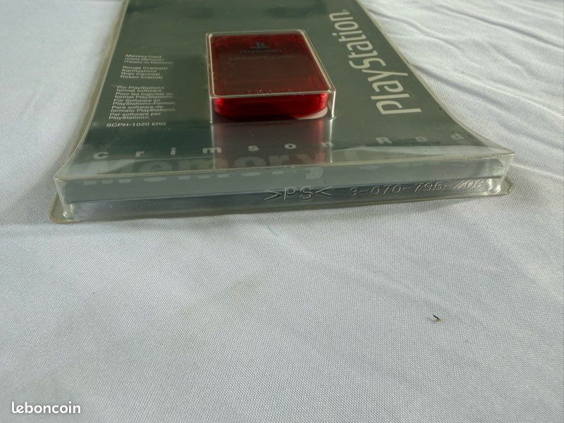 Carte Mémoire Officielle Pour Sony PlayStation 1 (PS1) - Sous Blister D'origine, Neuve