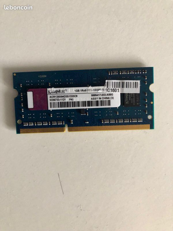 Ram kingiston 1go pc3 (image 1)