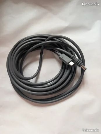 LUCMO Starlink Câble D'alimentation Mini USB C Vers DC 5 M, Câble USB C 12 V -24 V Pour Batterie Externe 65 W-140 W, Petit Kit De Câbles Starlink Portable, Gris Expédition Possible