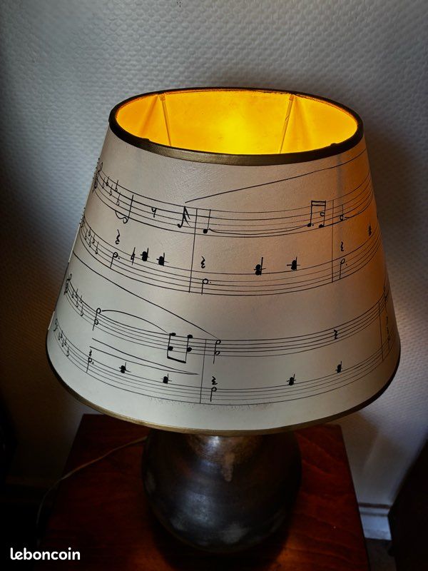 Lampe grès pyrité 60-70s (image 7)
