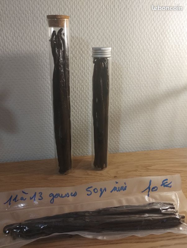 Vanilles ( tube 10 ou 11 gousses ) (image 7)