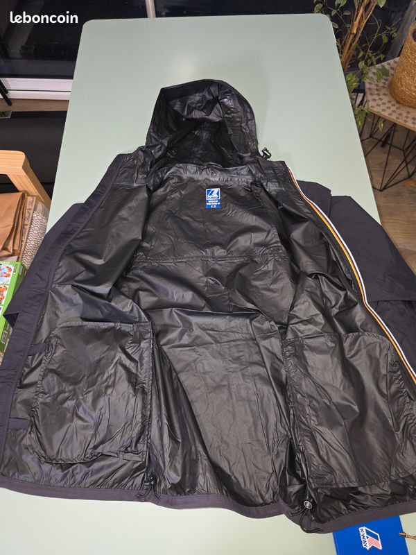 Parka K-WAY Imperméable En Excellent état D'occasion - Taille XL - Bleu - Idéal Pour Hommes