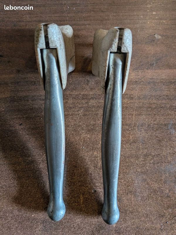 Paire De Leviers De Freins Vintage Pour Vélo Randonneuse - Fabrication Française