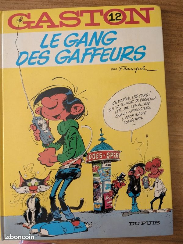 BD Gaston 12: Le gang des gaffeurs (image 1)