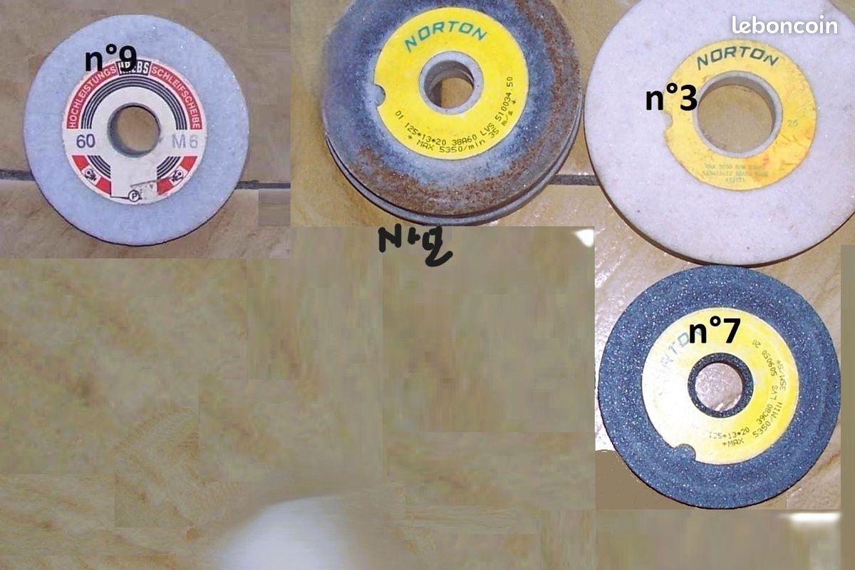 MEULES diamètre 125 mm pour touret (image 1)