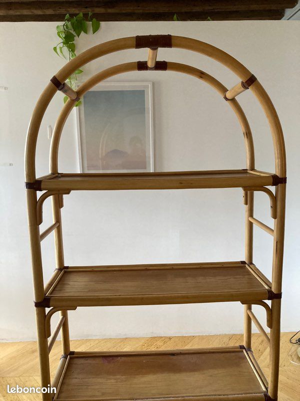 Étagère en bambou vintage (image 5)