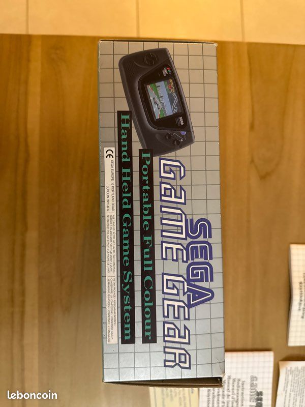 Notice Originale Sega Game Gear (PAL) - Abîmée/annotée - Pour Console Rétro