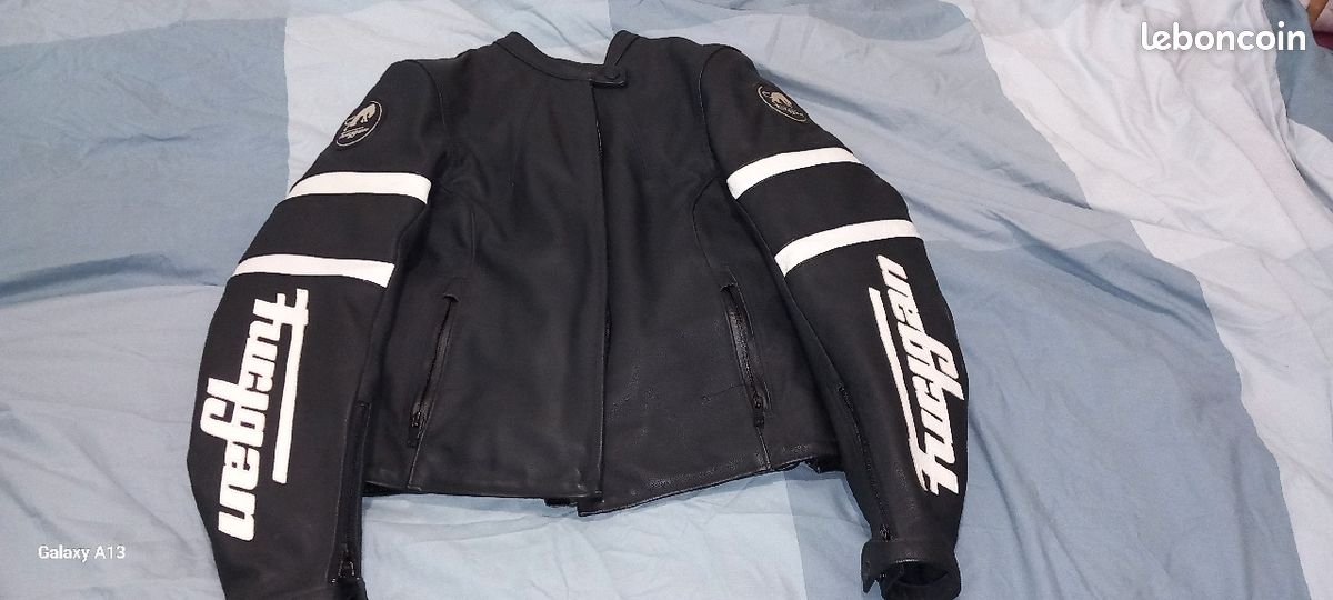 Blouson moto cuir femme furygan (taille petit) Équipement moto