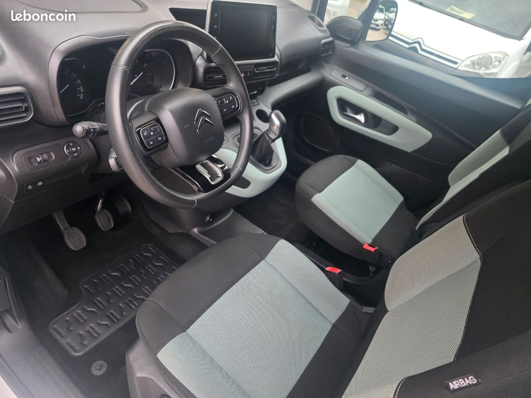 ✅CITROEN BERLINGO TAILLE M BLUE HDI hdi 100s&s BVM5 SHINE ⏩️PREMIERE MAIN⏩️ AVEC ENTRETIEN CONSTRUCTEUR (image 5)