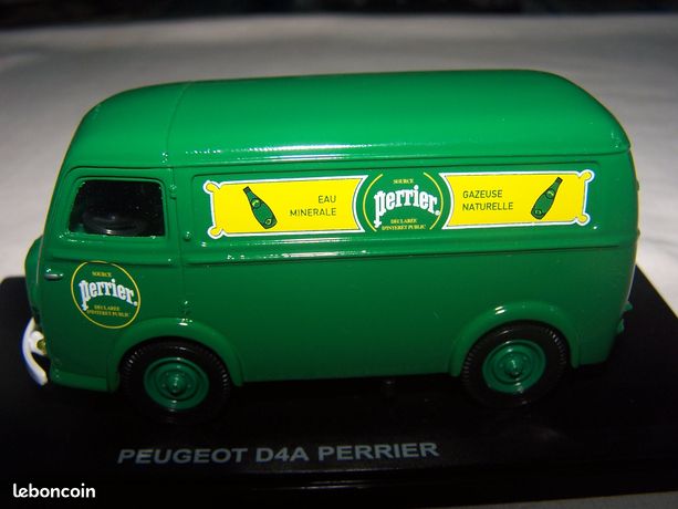 Miniature Peugeot D4A Seb Caravane Tour De France 1954 - Échelle 1/43 - Résine