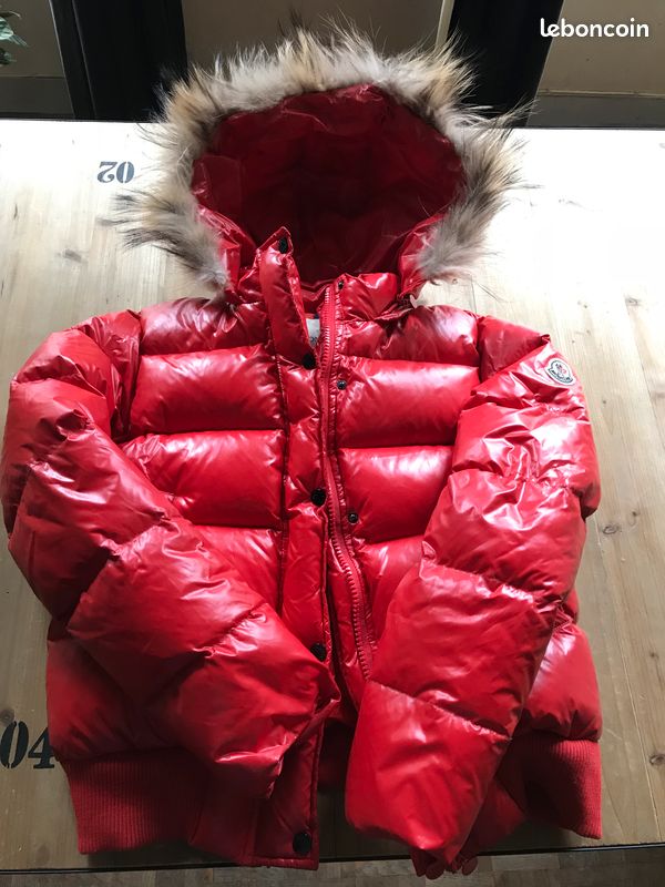 Doudoune Moncler Rouge Femme Sport d'hiver Ski Vêtements