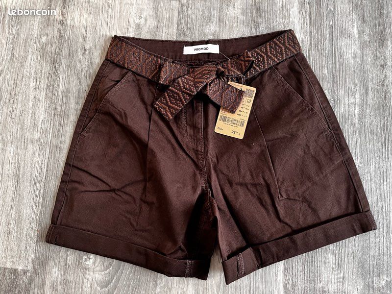 Oysho - Bermuda fluide plissé en modal mélangé - Anthracite