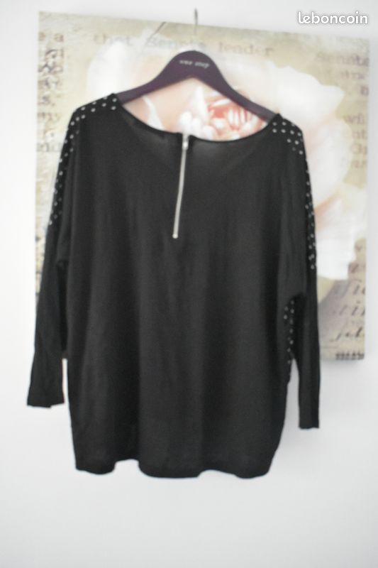 Tunique femme noir manche longues taille 44 "G-Urban by GEMO" (image 2)