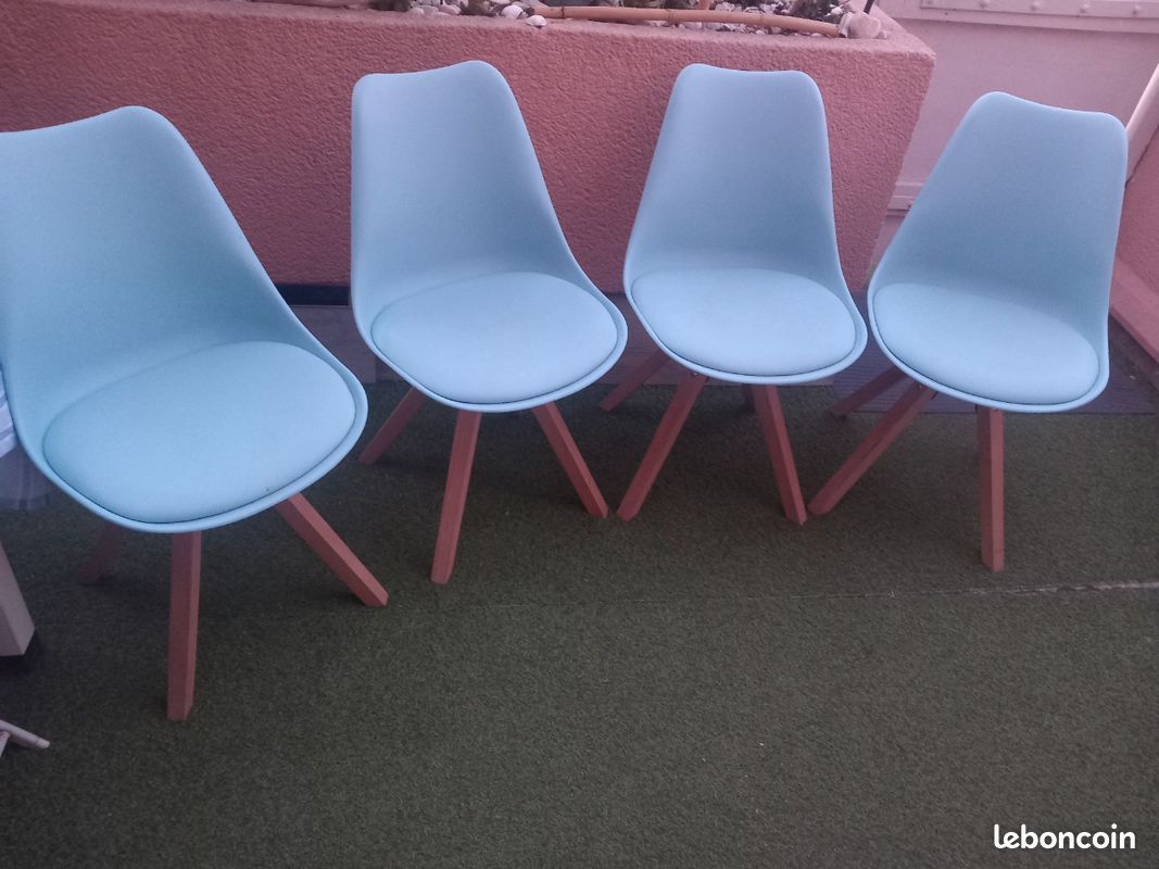 Lot de 4 chaises scandinave (image 2)