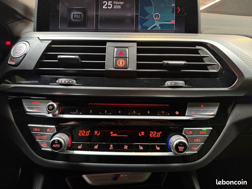 BMW X4 G02 M40d xDrive 326ch Caméra 360 Harman Kardon Volant / Sièges chauffants Ventilés Garantie 12 mois (image 15)