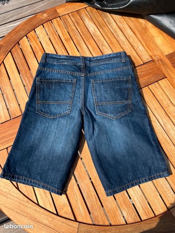 Bermuda en Jean Kiabi garçon Taille 12 ans (image 2)