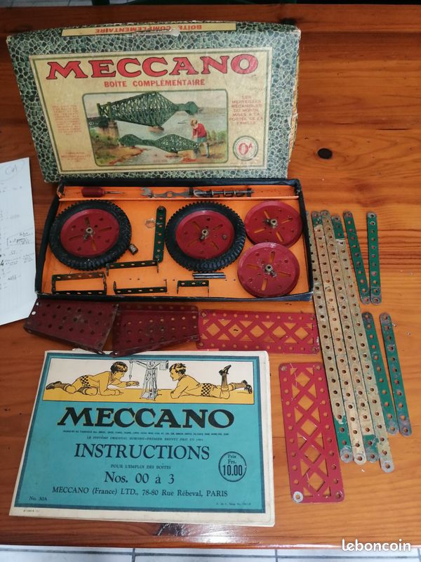 Boite Meccano complète année 1975 - Collection