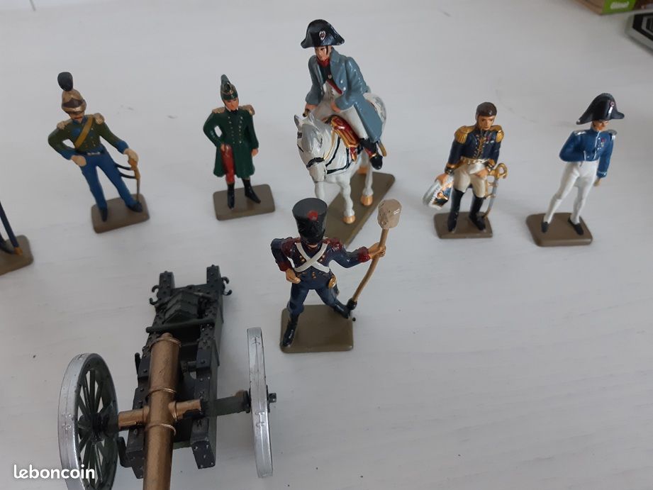 Lot De 7 Figurines D'artistes Sur Base Stadden – Empire – Wargame/Collection