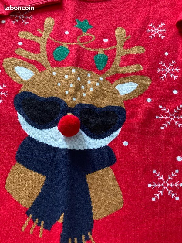 Pull et bonnet de Noël (image 2)