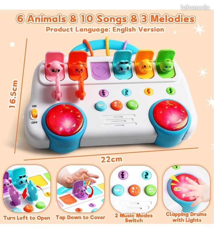 Jouet éducatif Jeux Pour BÃ©bÃ© De Mois Jouet Bebe An, Jouet