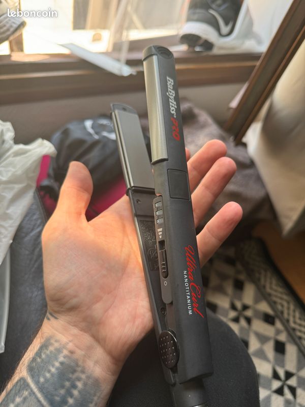 Fer a lisser et boucler babyliss pro nanotitanium (image 2)