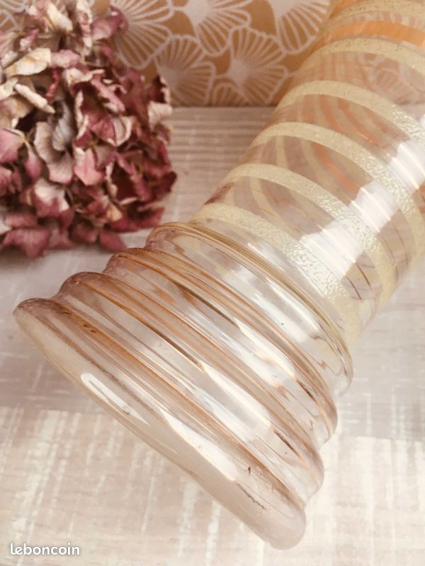 Vase Vintage Fifties 1950 Or (image 8)