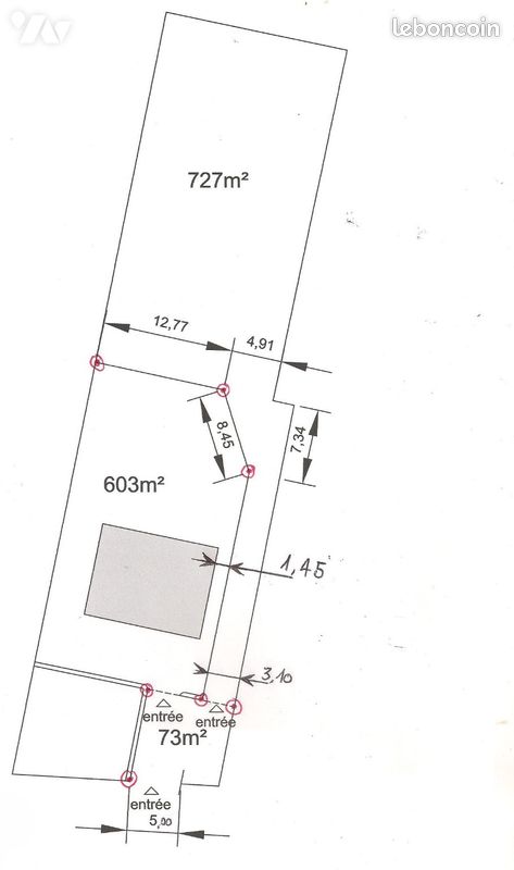 Terrain 727 m² · à Laillé · 727 m² · 187 000 €