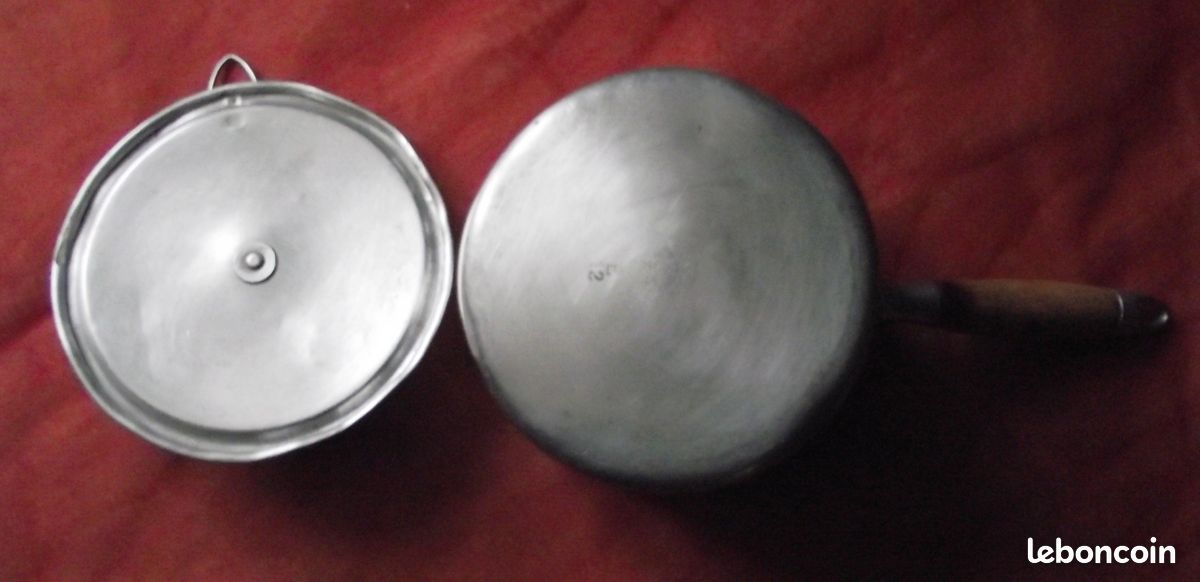 Ancienne casserole aluminium pur Tournus Unis France années 50 Vi