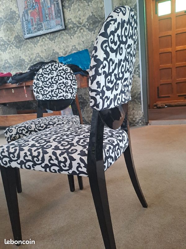 Lot de 4 belles chaises dehoussable (image 3)