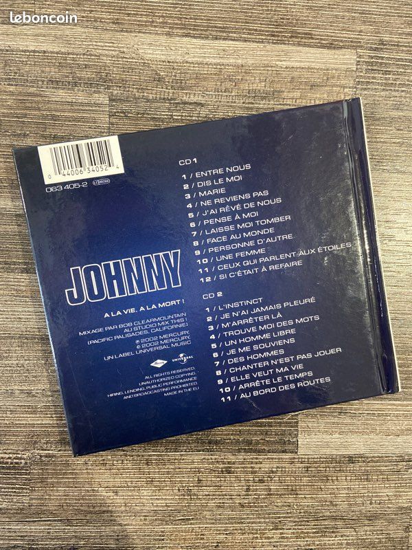 Double CD johnny Hallyday (image 2)