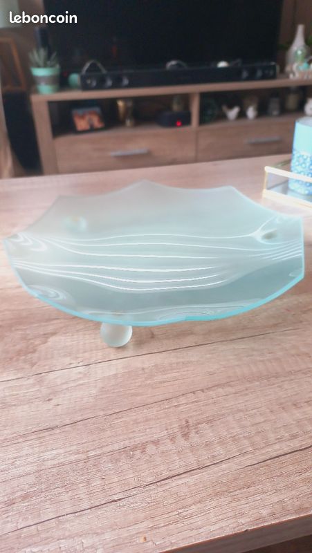 Vide poche ou grande coupelle en verre opaque (image 1)