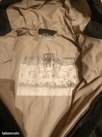 Veste Noire IKKS Pour Fille 10 Ans - En Coton, Occasion En Très Bon état, Fermeture éclair
