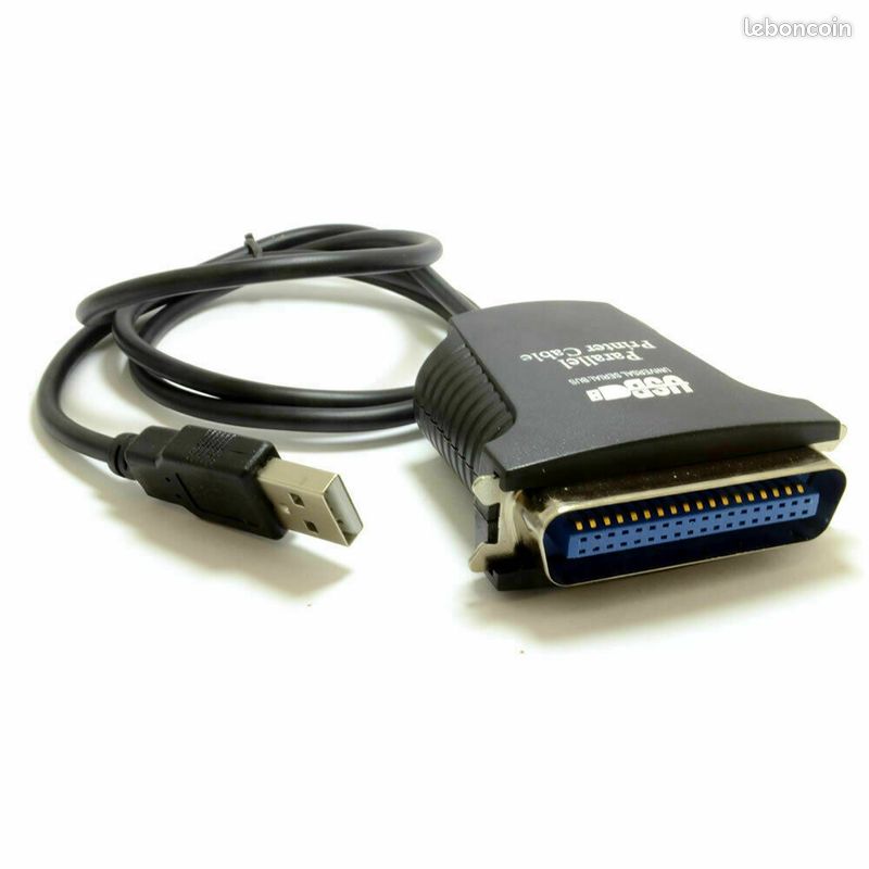 Adaptateur USB vers DB25 centronics Parallel Printer Cable (image 1)