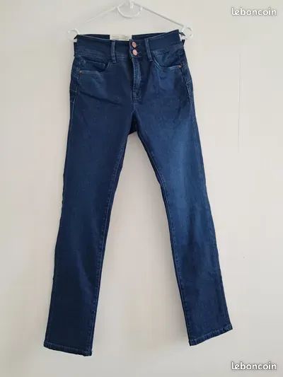 Jean femme neuf SALSA JEANS Push In Slim Secret bleu denim W28 L32 europe taille 36 (image 1)