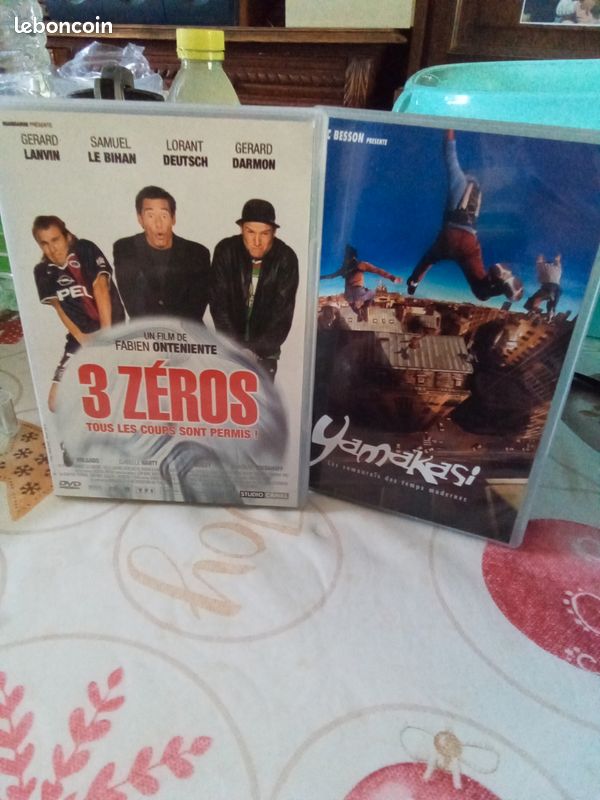 DVD X2 'Yamakasi et 3 Zéros "2001& 2002, très bon état (B3) (image 1)