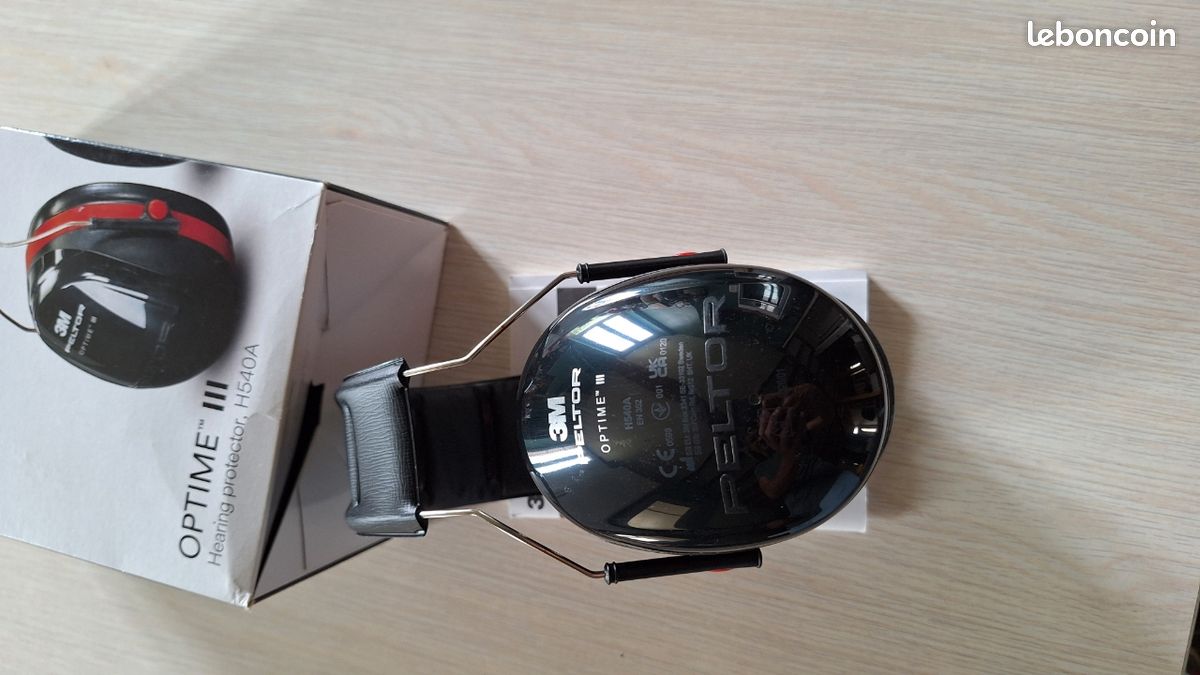🎧👂NEUF Casque antibruit 3M Peltor Optime III (image 2)