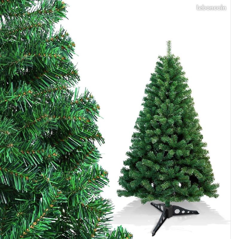 Sapin de Noël artificiel 120cm à monter / faible encombrement - neuf (image 1)