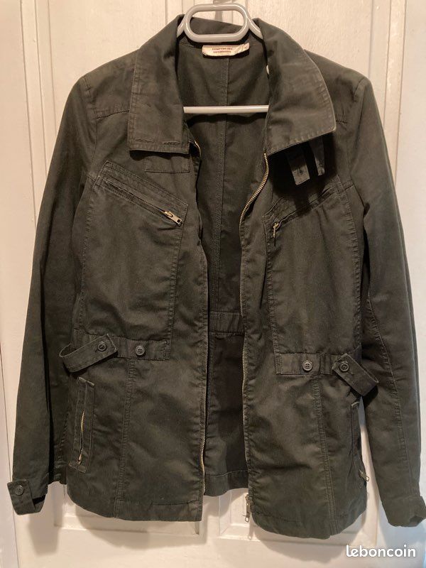 Veste Comptoir Des Cotonniers Taille 42 Noire - Occasion Très Bon état