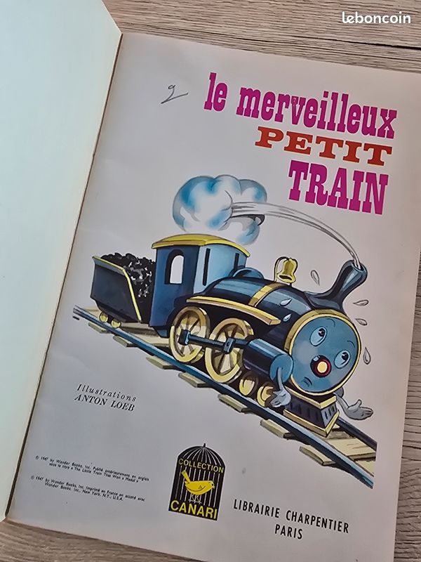 Livre Ancien Le Petit Train à Monter Facilement - Volumétrix - Années 1950