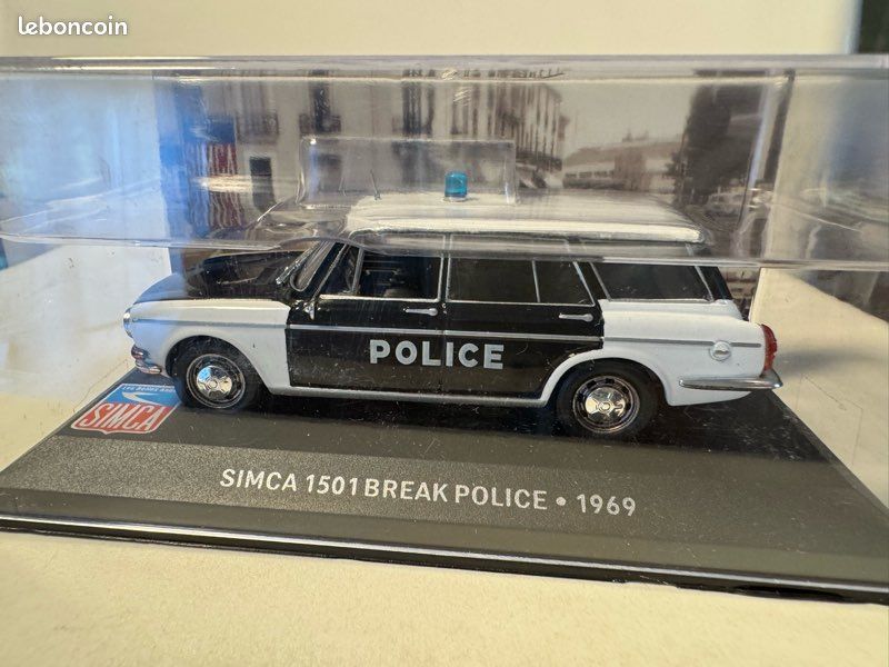 Prototype Minialuxe Simca 1500 Break Police 1/43 - édition Limitée 10 Exemplaires