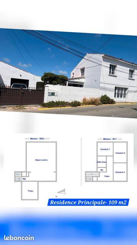 Maison 7 pièces 175 m² · à Noirmoutier-en-l'Île · 175 m² · 520 000 €