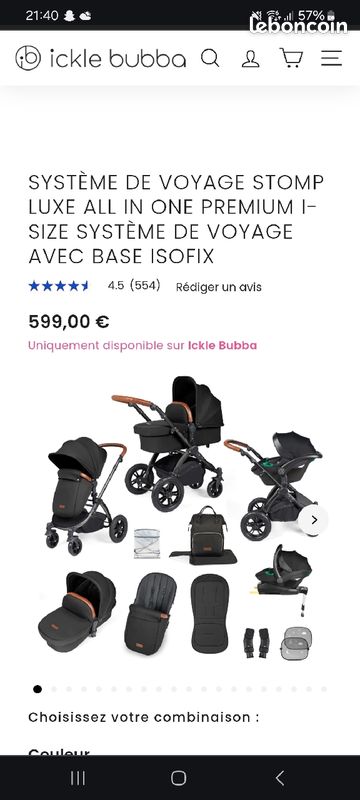 Poussette trio + base isofix (image 4)